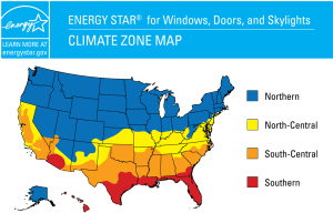 Energy Star Climate Zone Map