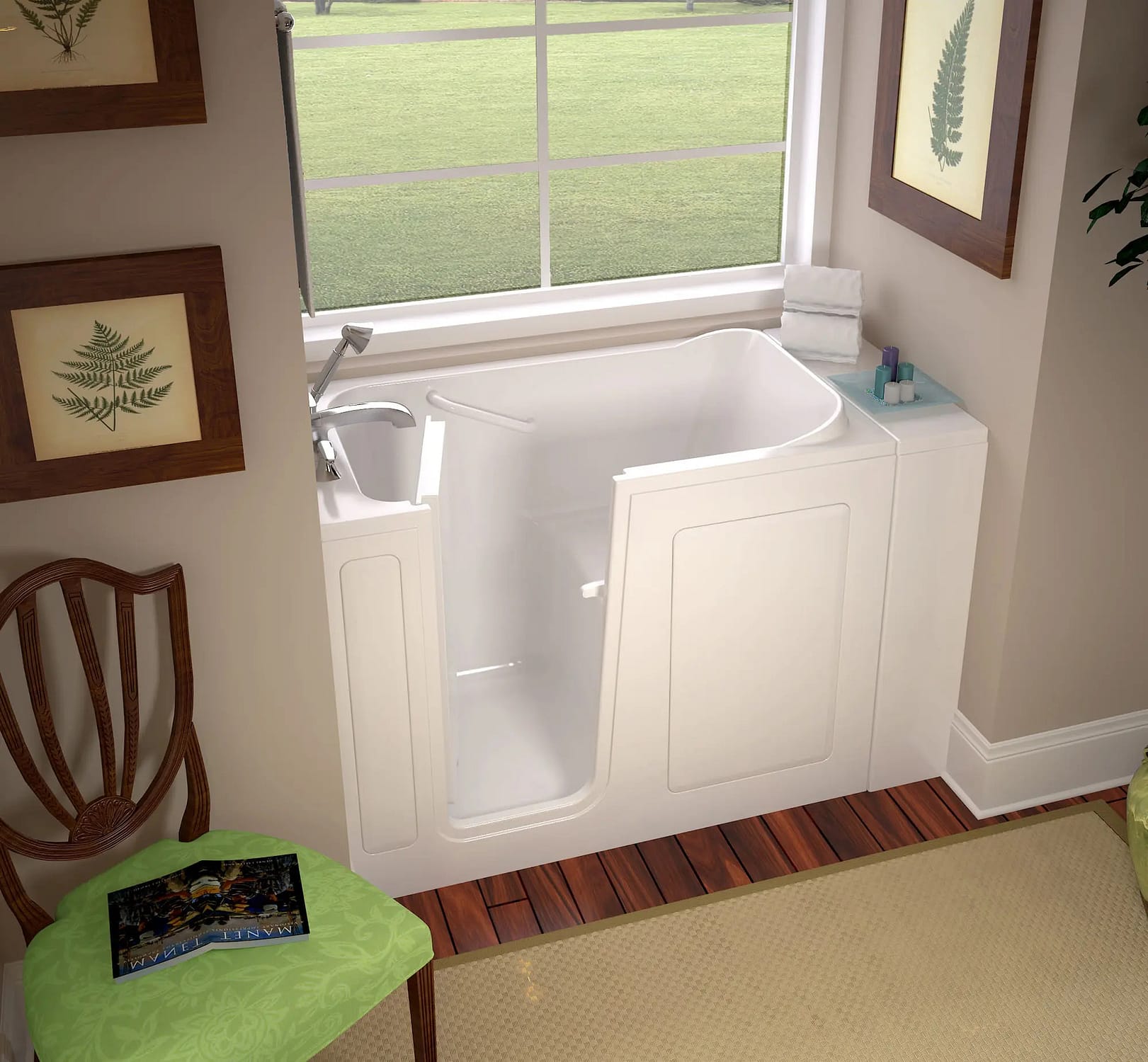 beigeaccessabilityenclosure_installation-Prime_Bath